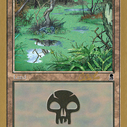 Swamp (cr340) (Carlos Romao) [World Championship Decks 2002]