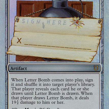 Letter Bomb (Alternate Foil) [Unhinged]