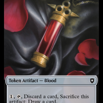 Spider // Blood Double-Sided Token [Bloomburrow Commander Tokens]