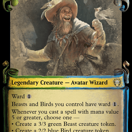 Radagast, Wizard of Wilds [The Lord of the Rings: Tales of Middle-Earth Commander Showcase Scrolls]