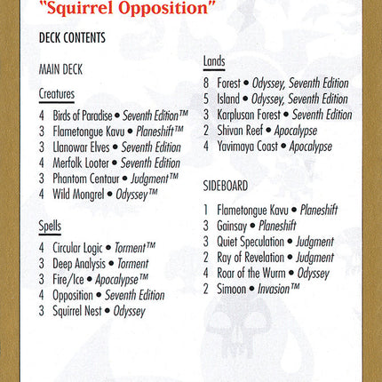 Sim Han How Decklist [World Championship Decks 2002]
