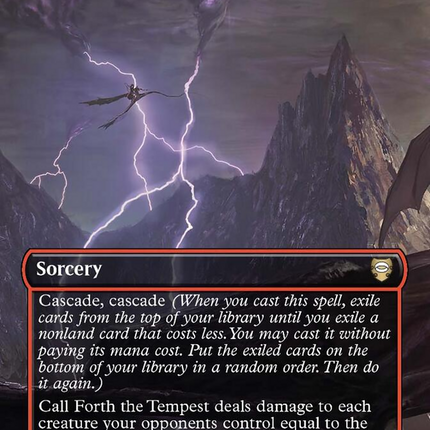 Call Forth the Tempest (Borderless) [The Lord of the Rings: Tales of Middle-Earth Commander]
