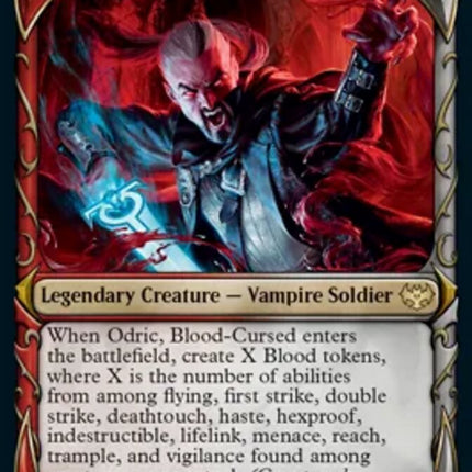 Odric, Blood-Cursed (Showcase Fang Frame) [Innistrad: Crimson Vow]