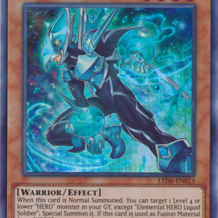 Elemental Hero Liquid Soldier [LED6-EN013] Ultra Rare
