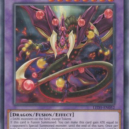 Starving Venom Fusion Dragon [LED5-EN052] Rare