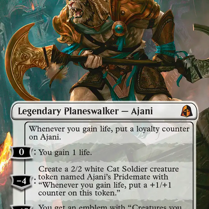 Ajani Resolute (Borderless) [Reality Fracture]