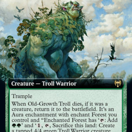 Old-Growth Troll (Extended Art) [Kaldheim]