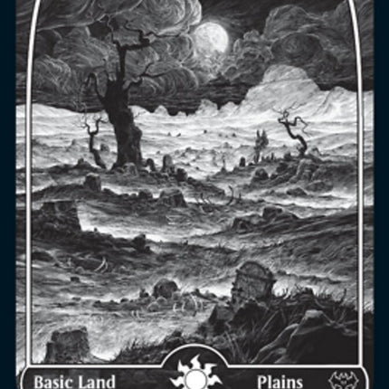 Plains (The Moonlit Lands) (Foil Etched) [Innistrad: Crimson Vow Promos]