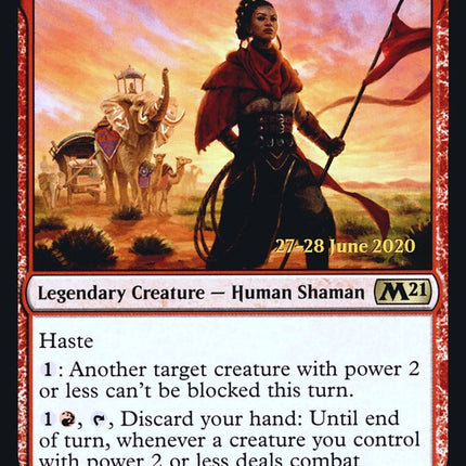 Subira, Tulzidi Caravanner [Core Set 2021 Prerelease Promos]