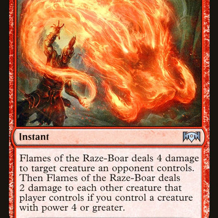 Flames of the Raze-Boar [Ravnica Allegiance]