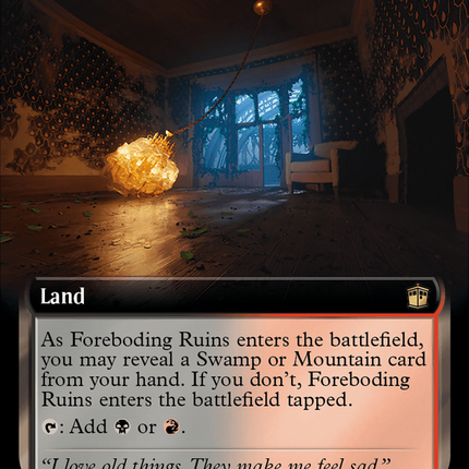Foreboding Ruins (Extended Art) (Surge Foil) [Doctor Who]