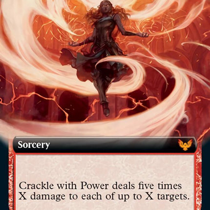 Crackle with Power (Extended Art) [Strixhaven: School of Mages]