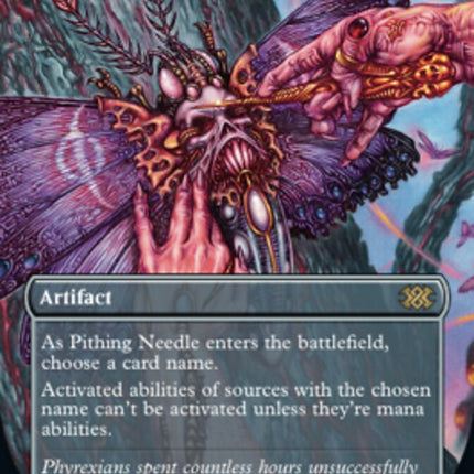 Pithing Needle (Borderless Alternate Art) [Double Masters 2022]