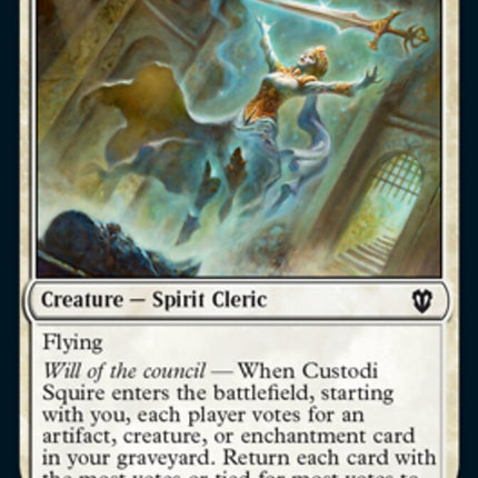Custodi Squire [Innistrad: Crimson Vow Commander]