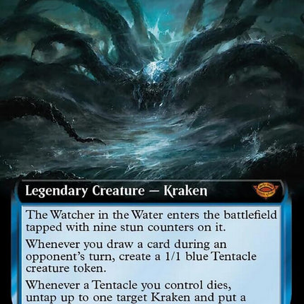 The Watcher in the Water (Extended Art) (Surge Foil) [The Lord of the Rings: Tales of Middle-Earth]