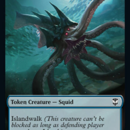 Squid // The Monarch Double-Sided Token [Streets of New Capenna Commander Tokens]
