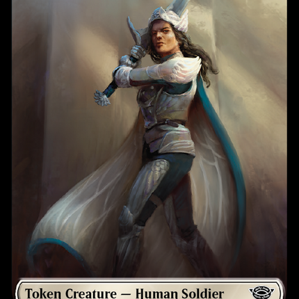 Food (10) // Human Soldier (01) Double-Sided Token [The Lord of the Rings: Tales of Middle-Earth Tokens]