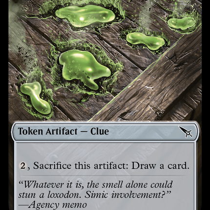 Clue (0017) // A 0044 Double-Sided Token [Murders at Karlov Manor Tokens]
