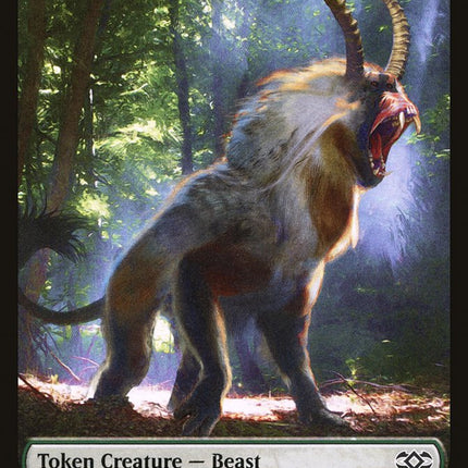 Ape // Beast Double-Sided Token [Double Masters Tokens]