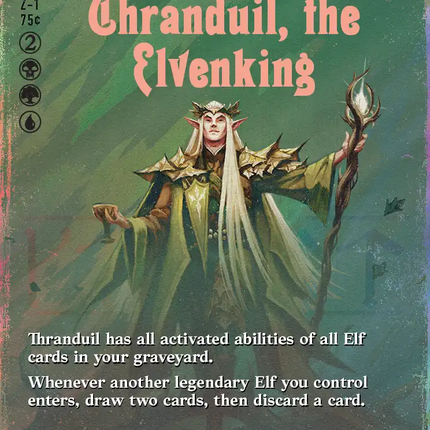 Thranduil, the Elvenking (Borderless) (Surge Foil) [The Hobbit]
