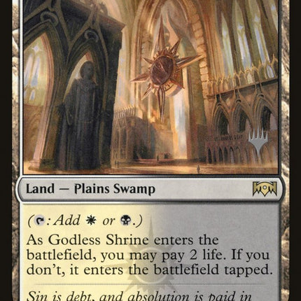 Godless Shrine (Promo Pack) [Ravnica Allegiance Promos]