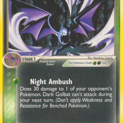 Dark Golbat (34/109) [EX: Team Rocket Returns]