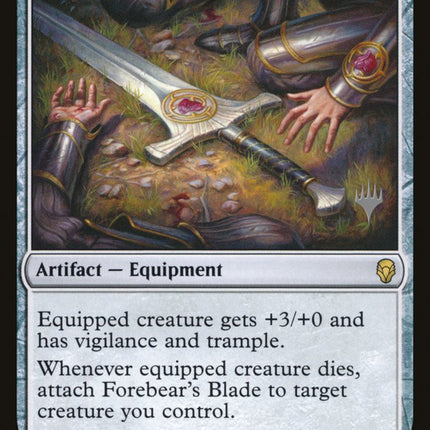 Forebear's Blade (Promo Pack) [Dominaria Promos]