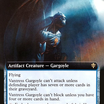 Vantress Gargoyle (Extended Art) [Throne of Eldraine]