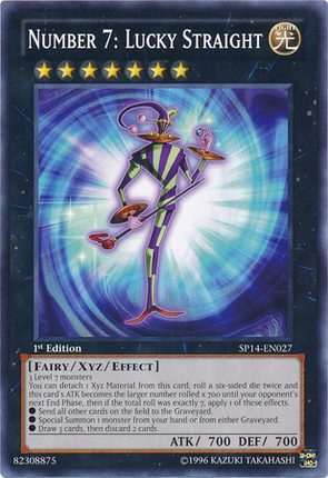 Number 7: Lucky Straight [SP14-EN027] Common