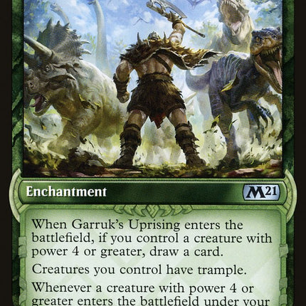 Garruk's Uprising (Showcase) [Core Set 2021]