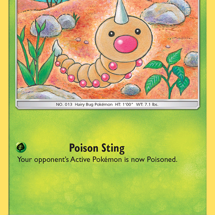 Weedle (1/111) [Sun & Moon: Crimson Invasion]