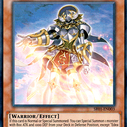 Edea the Heavenly Squire [SR01-EN003] Super Rare