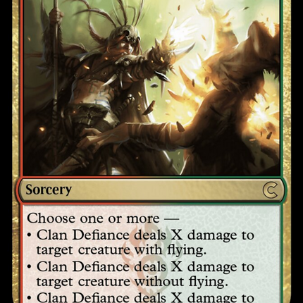 Clan Defiance [Ravnica: Clue Edition]