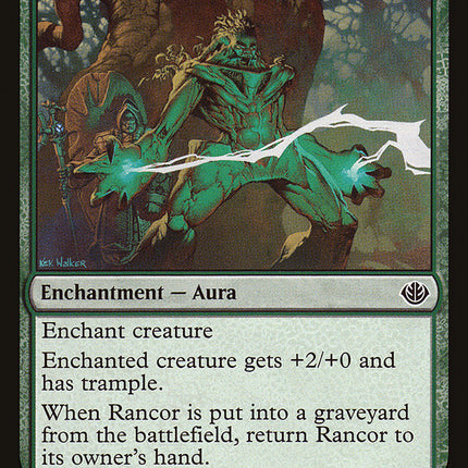 Rancor (Garruk vs. Liliana) [Duel Decks Anthology]