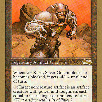 Karn, Silver Golem (Kai Budde) [World Championship Decks 1999]