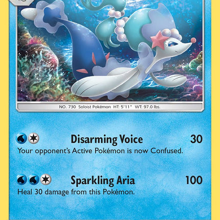 Primarina (41/149) (Theme Deck Exclusive) [Sun & Moon: Base Set]
