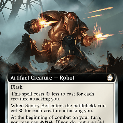 Sentry Bot (Extended Art) (Surge Foil) [Fallout]