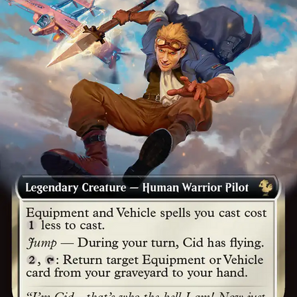 Cid, Freeflier Pilot (Extended Art) [FINAL FANTASY Commander]