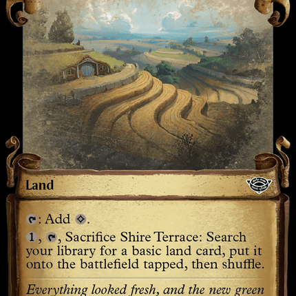Shire Terrace [The Lord of the Rings: Tales of Middle-Earth Showcase Scrolls]