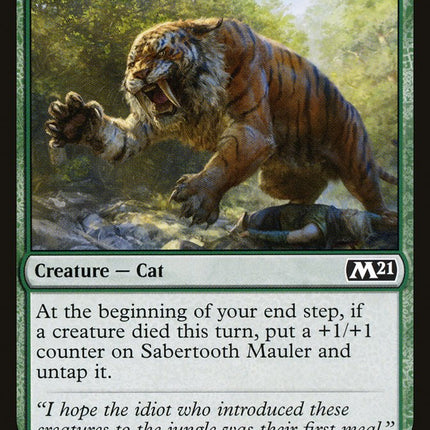 Sabertooth Mauler [Core Set 2021]