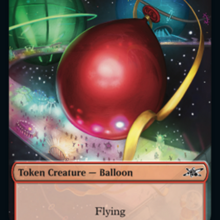 Teddy Bear // Balloon Double-Sided Token [Unfinity Tokens]