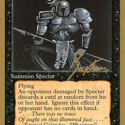 Hypnotic Specter (George Baxter) [Pro Tour Collector Set]