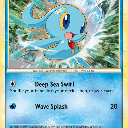 Manaphy (3/95) [HeartGold & SoulSilver: Unleashed]