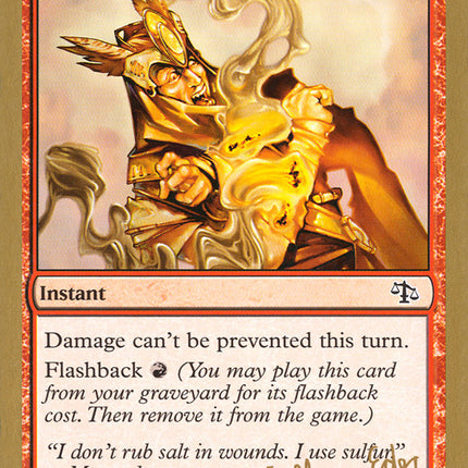 Flaring Pain (Wolfgang Eder) (SB) [World Championship Decks 2003]