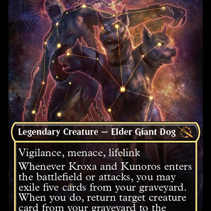 Kroxa and Kunoros (Showcase Planar Booster Fun) [March of the Machine]