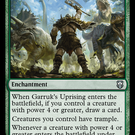 Garruk's Uprising (Ripple Foil) [Modern Horizons 3 Commander]