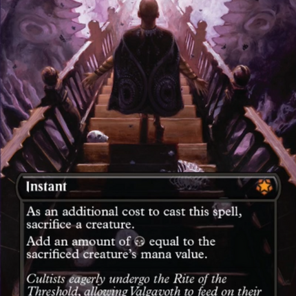 Sacrifice (Borderless) [Duskmourn: House of Horror Special Guests]