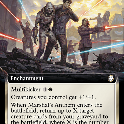 Marshal's Anthem (Extended Art) (Surge Foil) [Fallout]