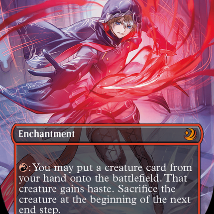 Sneak Attack (Anime Borderless) (Confetti Foil) [Wilds of Eldraine: Enchanting Tales]