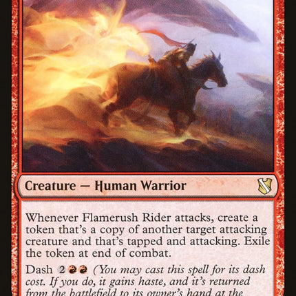 Flamerush Rider [Commander 2019]